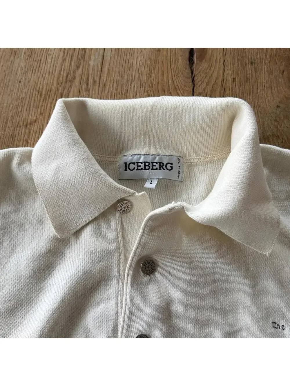 Vintage Iceberg Cream Cartoon Embroidered Sneezing